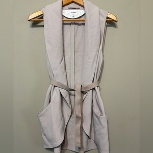 WILFRED Oversized Belted Dressy Vest with Pockets